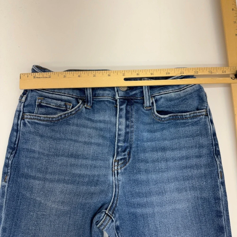Vervet Jeans Women 26 Blue Flare Retro Boho Wide Leg Denim